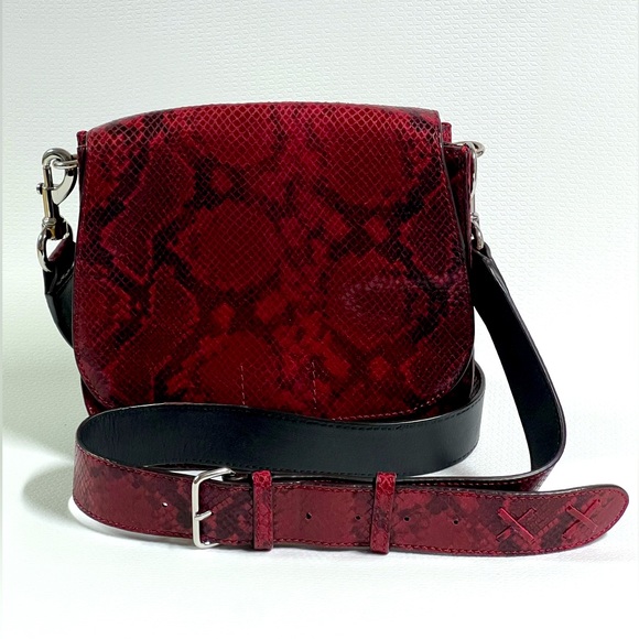 Rebecca Minkoff Bags Rebecca Minkoff Red Leather Satchel Crossbody